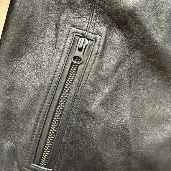 NWT - Vince Black Quilted Leather Jacket - Picture 8 of 10